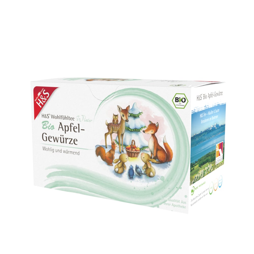 H&S Wohlfühltee Wintertee Bio Apfel 20X2.0 g Filterbeutel