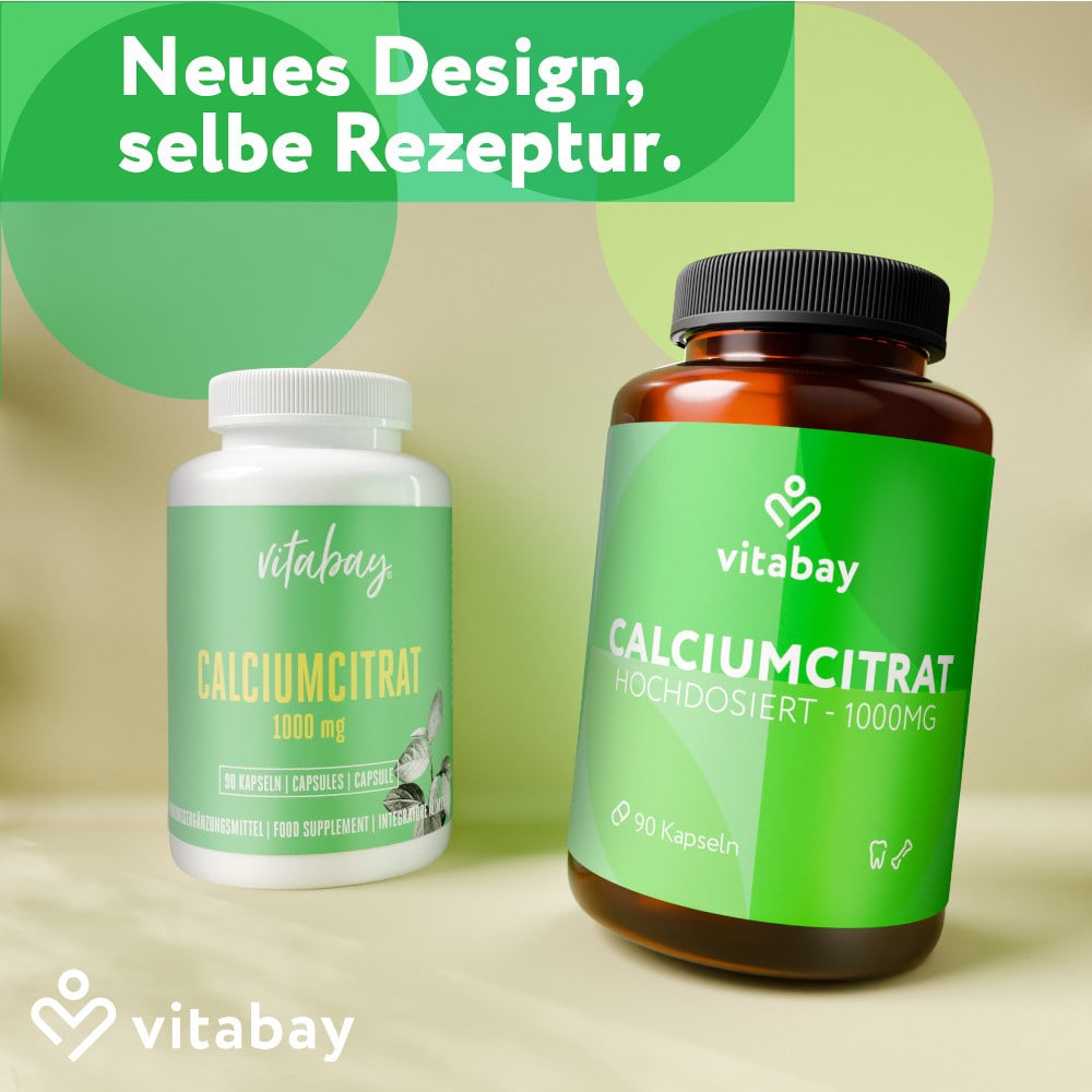 vitabay CALCIUMCITRAT 1000 mg  90 St Kapseln
