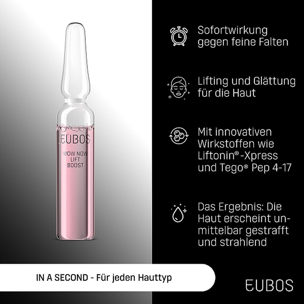 EUBOS IN A SECOND WOW NOW LIFT BOOST GLÄTTUNGSKUR 7X2 ml Ampullen EUBOS IN A SECOND WOW NOW LIFT BOOST GLÄTTUNGSKUR 7X2 ml Ampullen