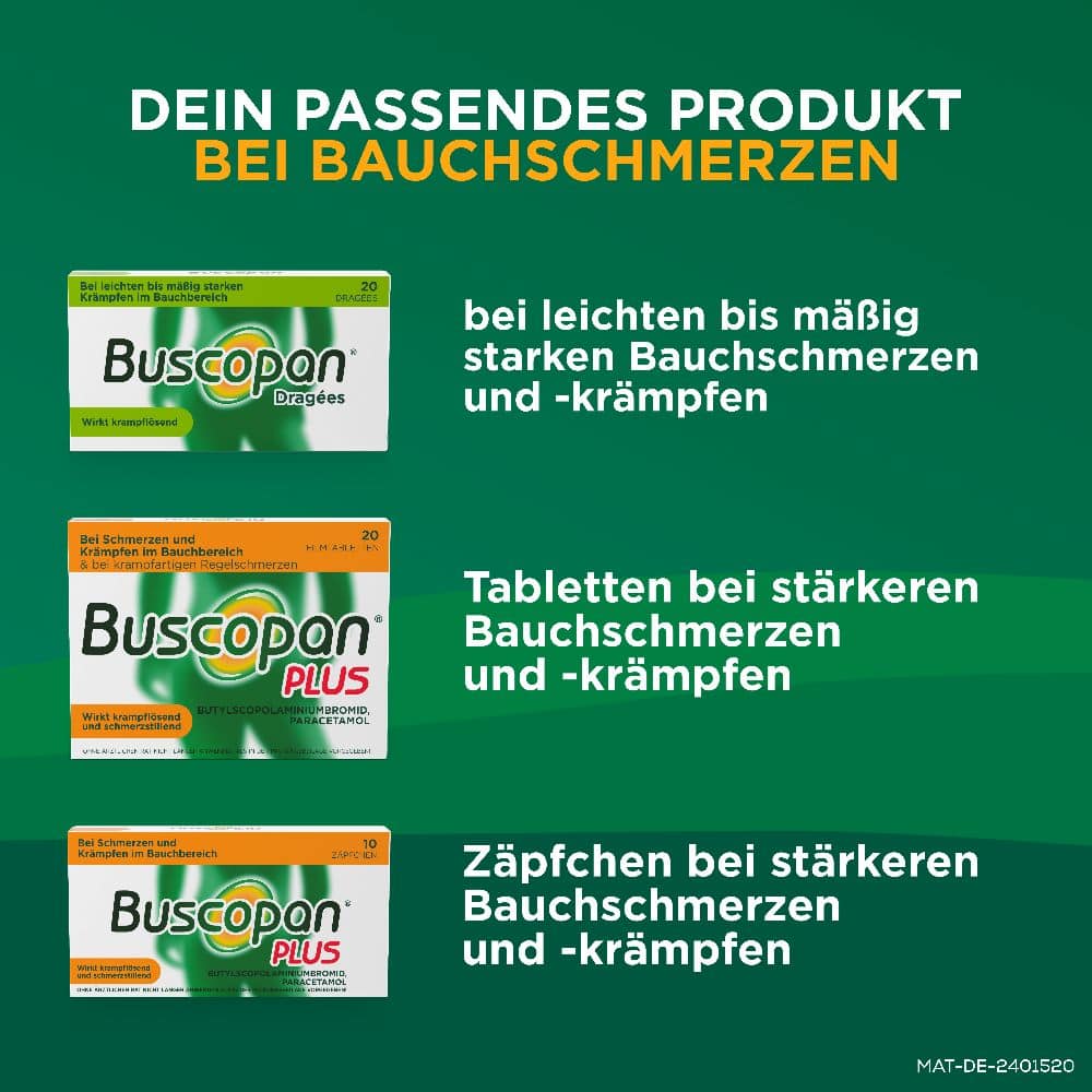 Buscopan Dragees - wirkt krampflösend  60 St Überzogene Tabletten
