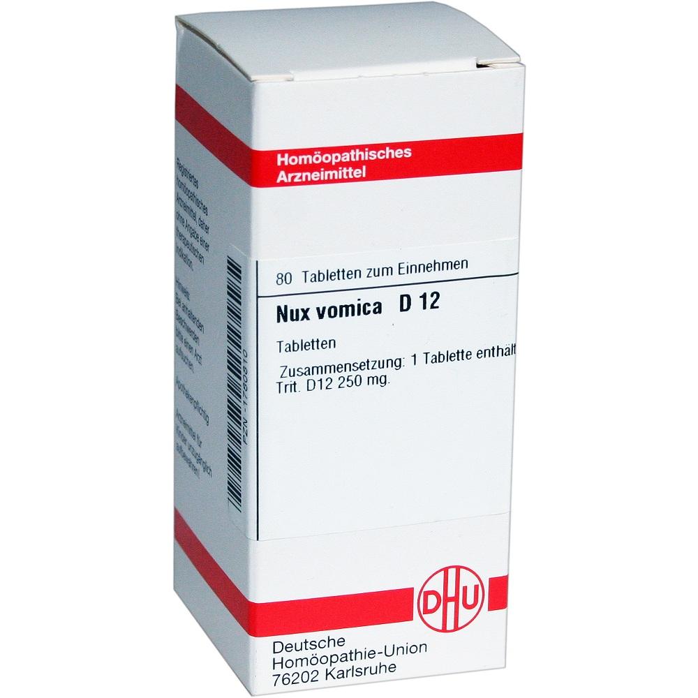 NUX VOMICA D 12  80 St Tabletten