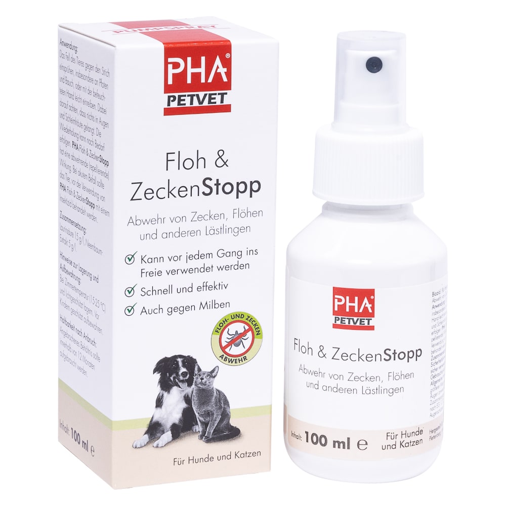 PHA Floh & Zecken Stopp 100 ml Spray