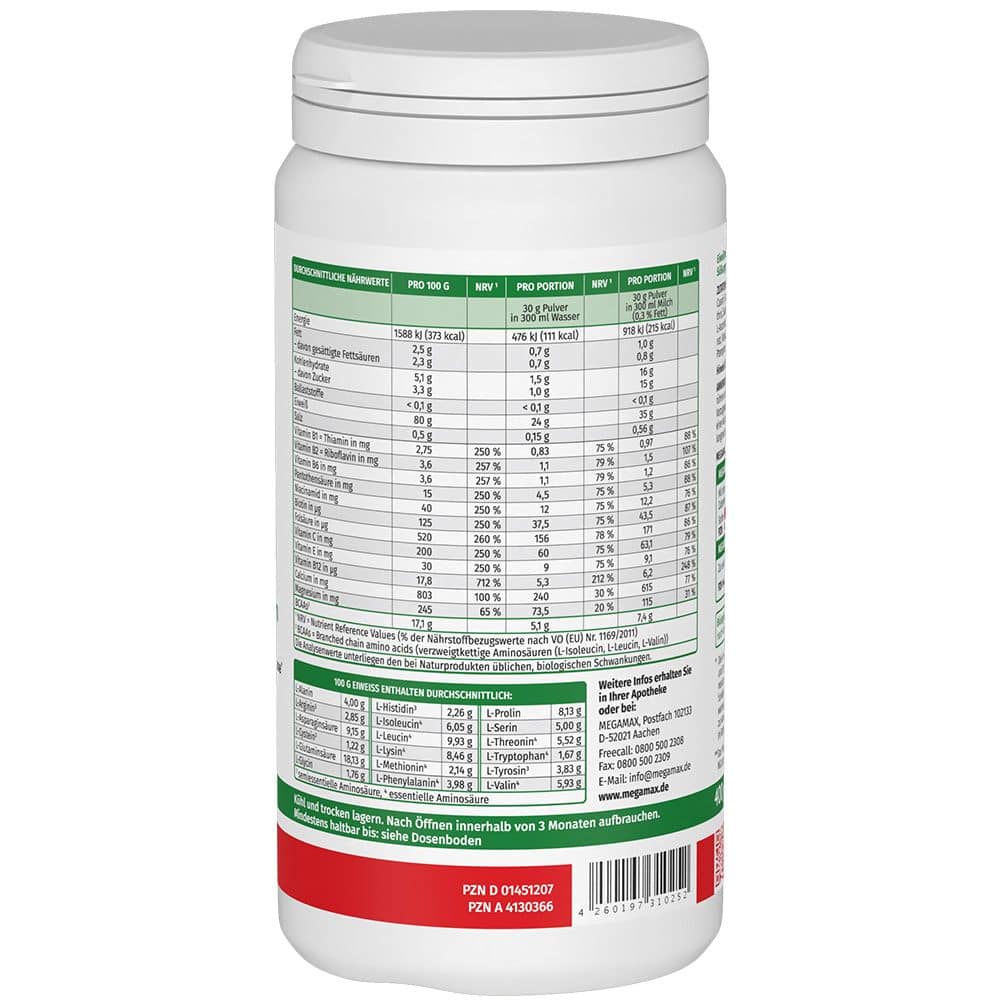 EIWEISS 100 Himbeer Megamax Pulver 400 g Pulver