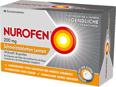 NUROFEN 200mg  Lemon 48 St Schmelztabletten