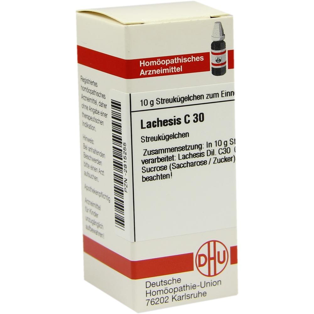 LACHESIS C 30 Globuli 10 g Globuli