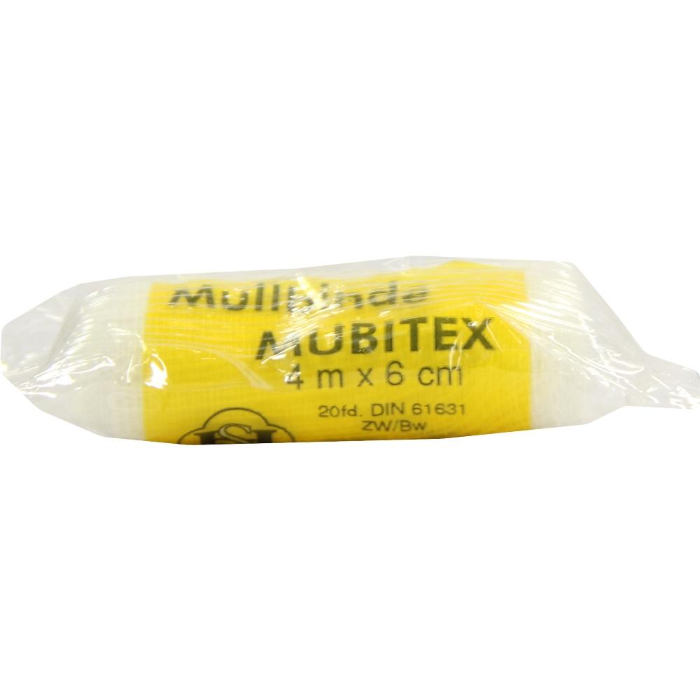 MUBITEX Mullbinden 6 cm einzeln in Cello 1 St Binden