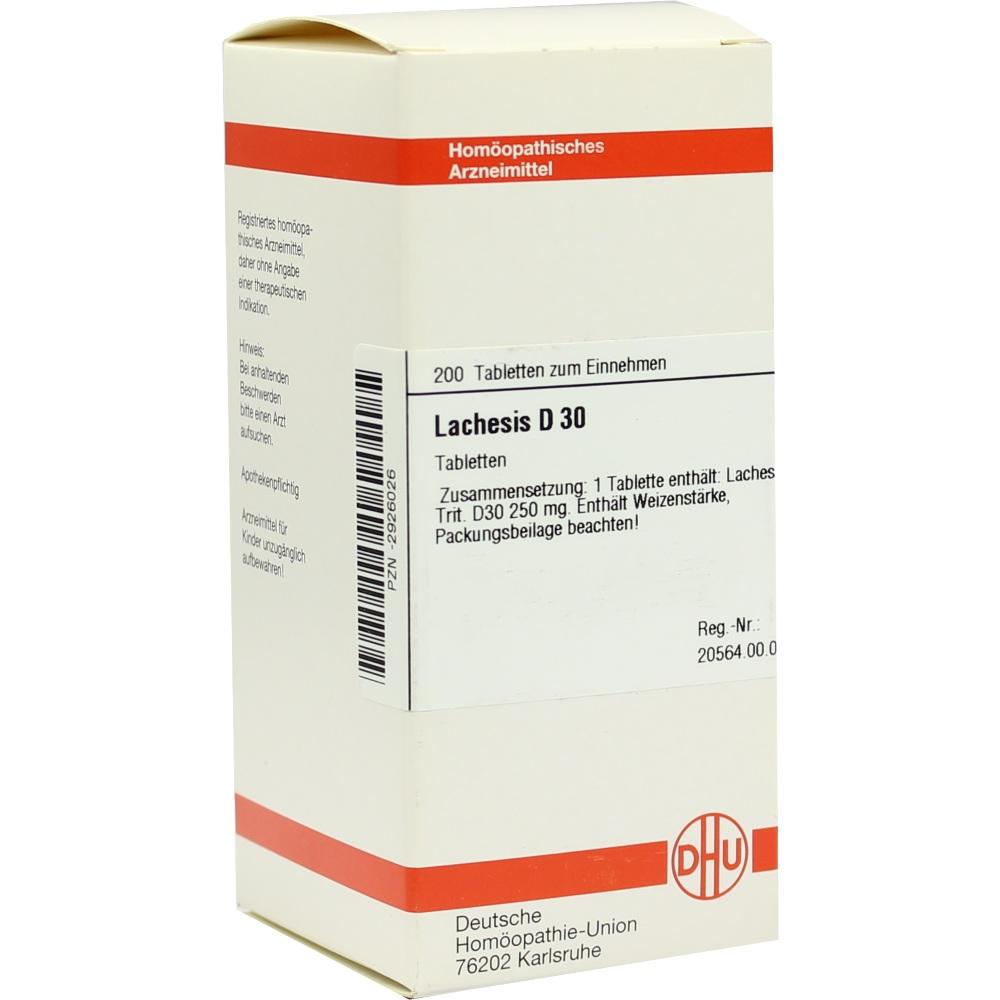 LACHESIS D 30 Tabletten 200 St Tabletten