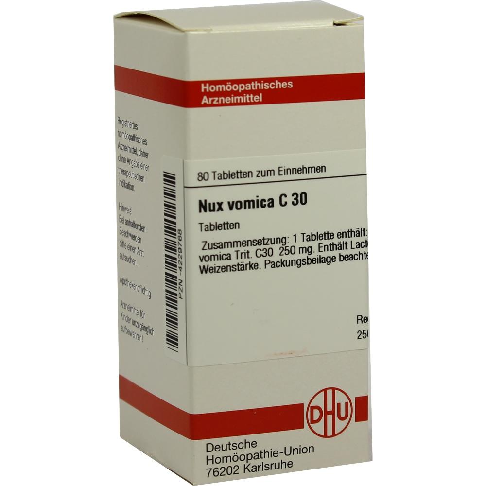NUX VOMICA C 30  80 St Tabletten