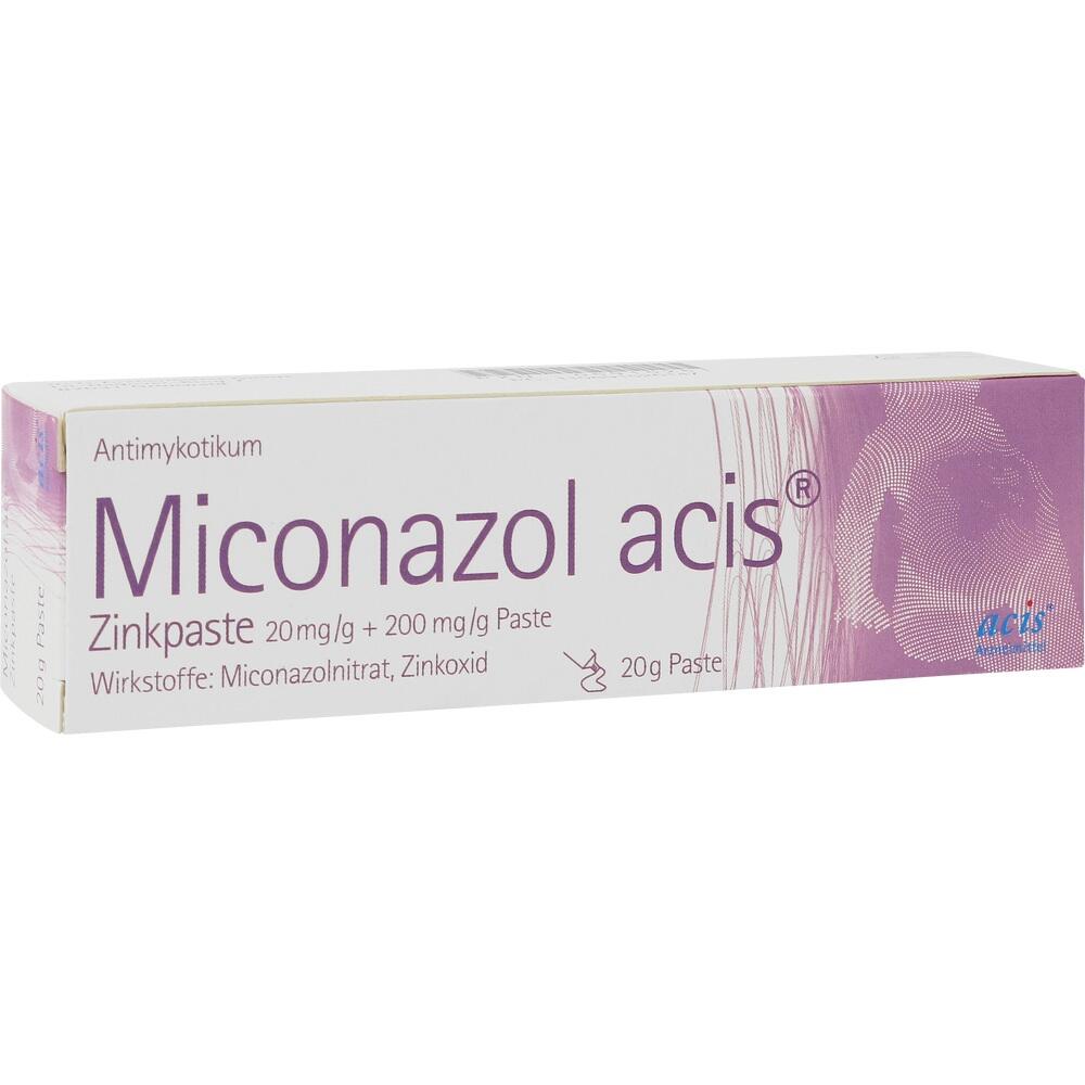 Miconazol acis Zinkpaste 20 g Paste