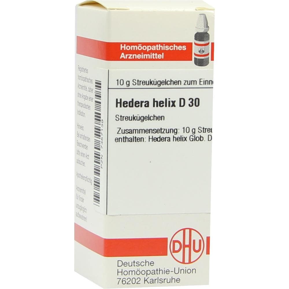 HEDERA HELIX D 30 Globuli 10 g Globuli