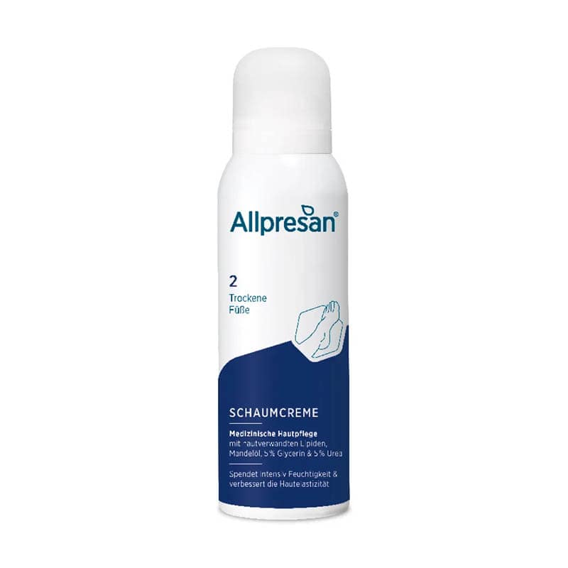 Allpresan Fuß spezial Nummer 2 ORIGINAL SCHAUM-CREME Trockene Haut 125 ml Schaum