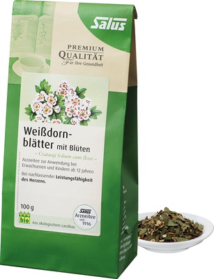 Salus Weissdornblätter mit Blüten Arzneitee Bio  100 g Tee