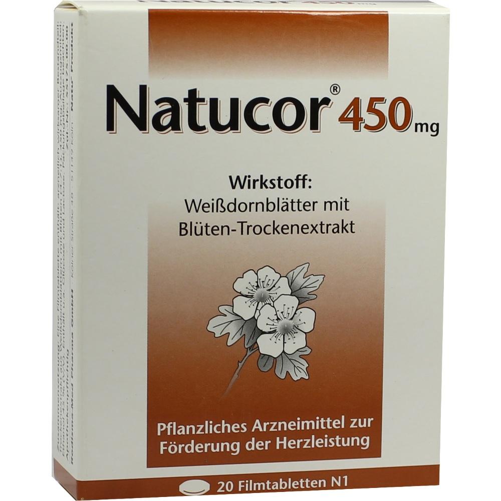Natucor 450mg 20 St Filmtabletten