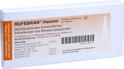 RUFEBRAN rheumo Ampullen 10 St Ampullen