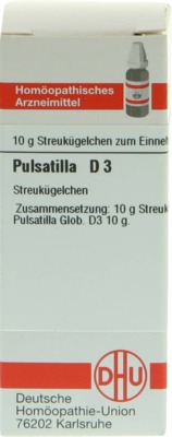 PULSATILLA D 3 Globuli 10 g Globuli