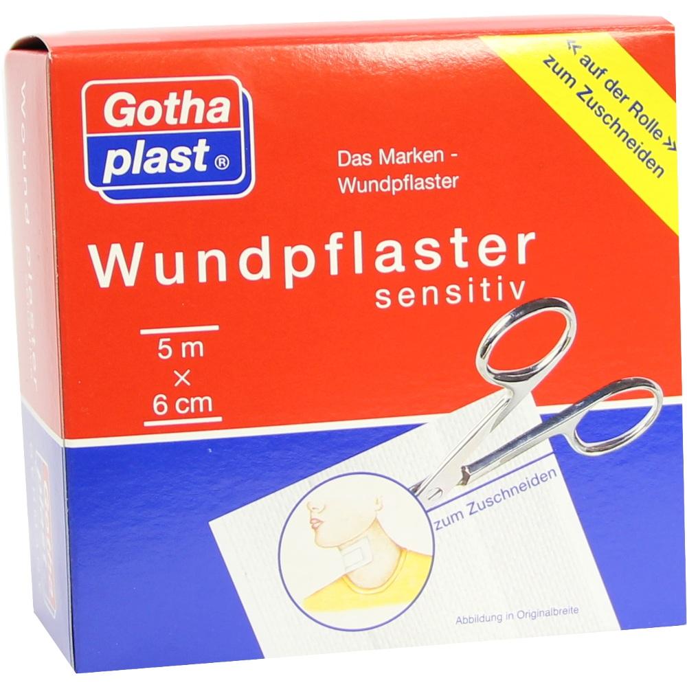 GOTHAPLAST Wundpfl.sensitiv 6 cmx5 m 1 St Pflaster