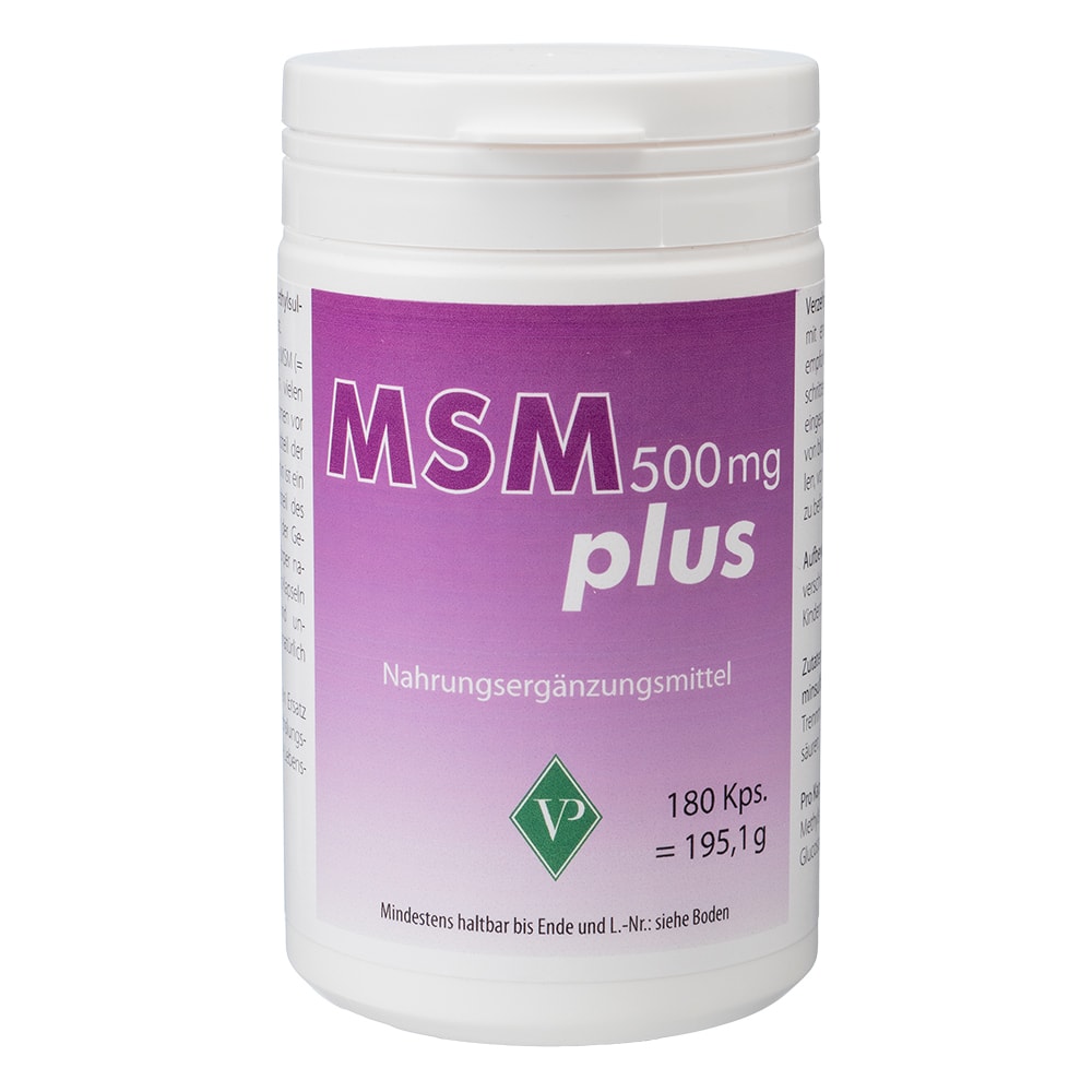 MSM 500 mg plus 180 St Kapseln