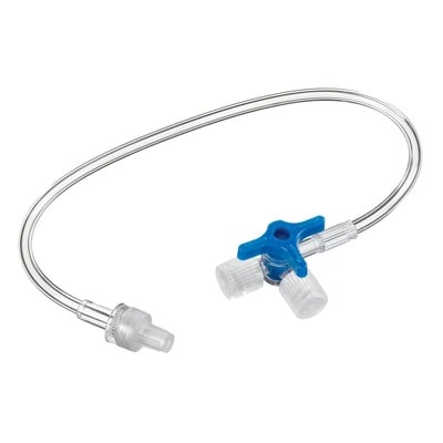 DISCOFIX Dreiwegehahn 10cm Schlauch 1 St