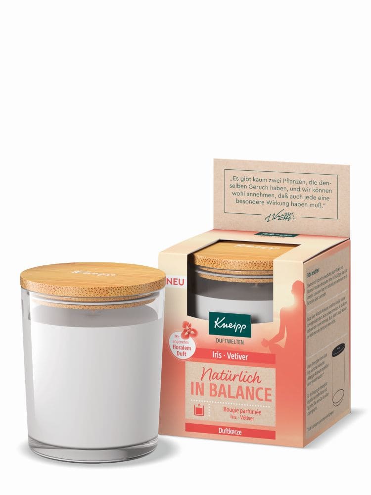 Kneipp Duftkerze Natürlich in Balance 145 g