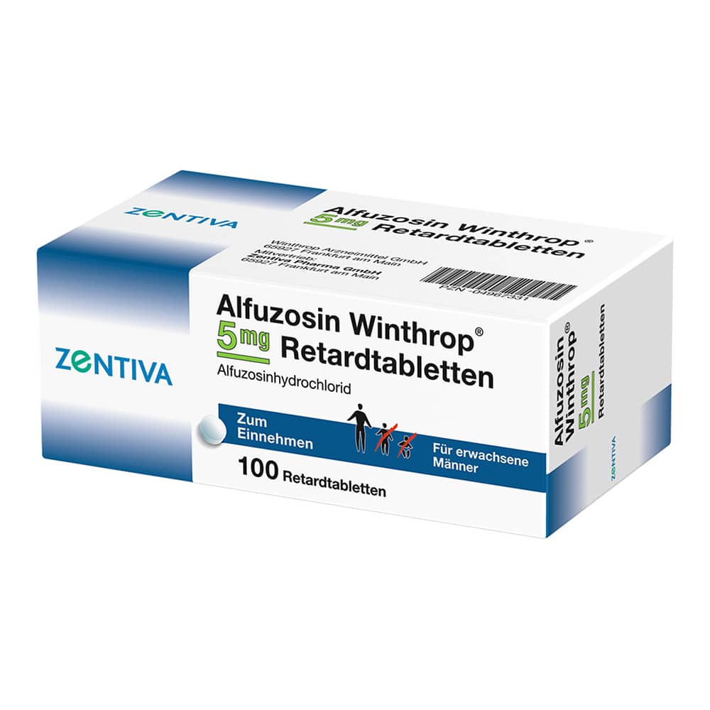 ALFUZOSIN Winthrop 5 mg  100 St Retard-Tabletten