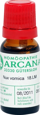 NUX VOMICA LM 18 Dilution 10 ml Dilution