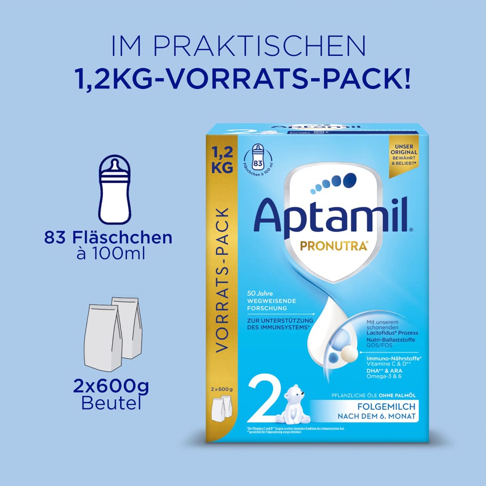Aptamil PRONUTRA 2 FOLGEMILCH 1200 g Pulver