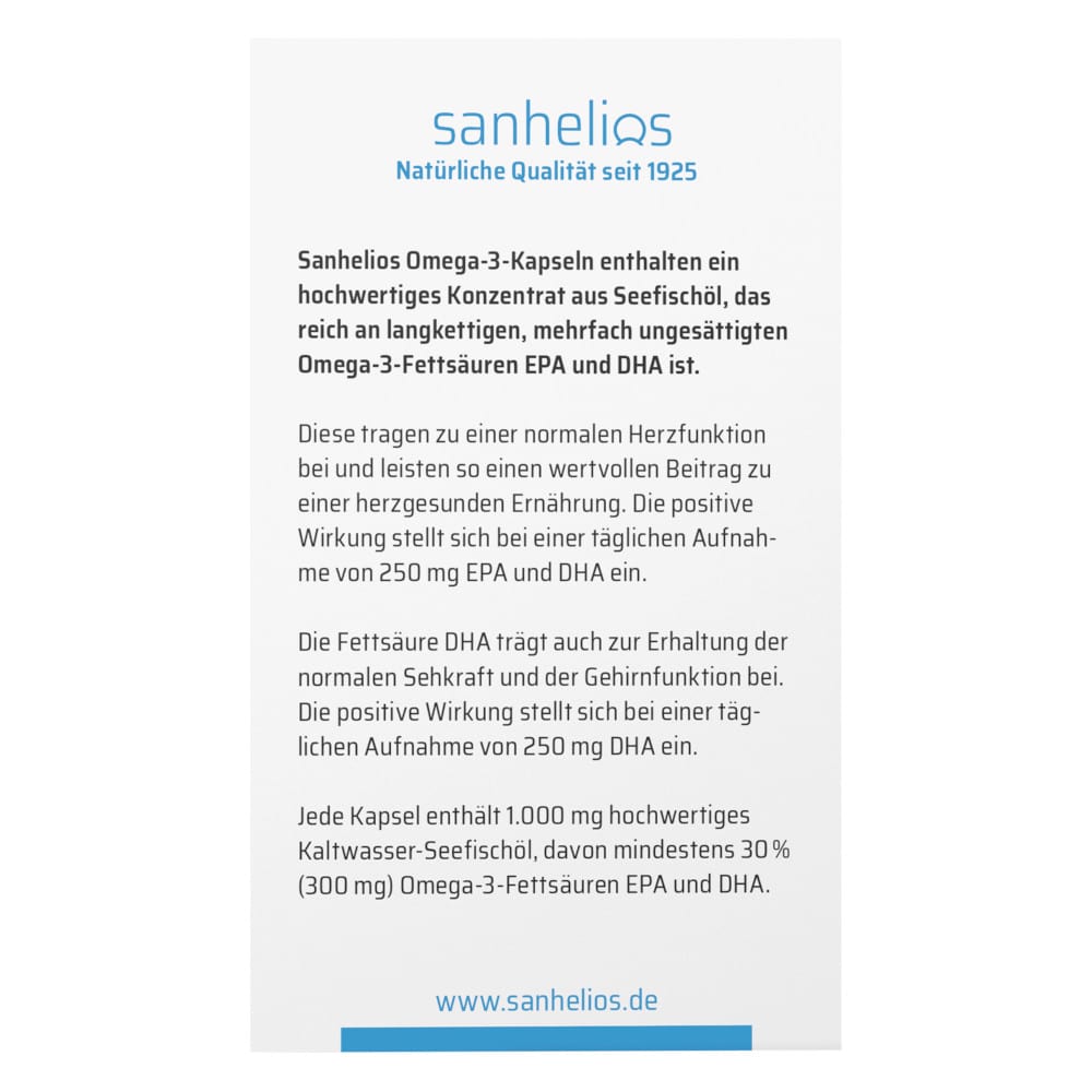 sanhelios Omega-3 90 St Kapseln