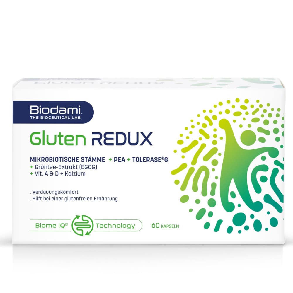 Biodami Gluten REDUX 60 St Kapseln | 60 g Kapseln 44 g | 680.68 EUR / 1000 Gramm | 05419980278616