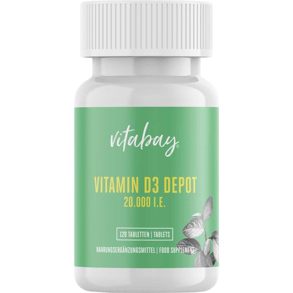 vitabay Vitamin D3 Depot 20000 I.E. 120 St Tabletten