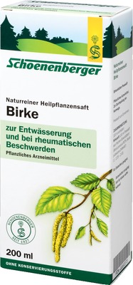 Schoenenberger Naturreiner Heilpflanzensaft Birke 200 ml Saft