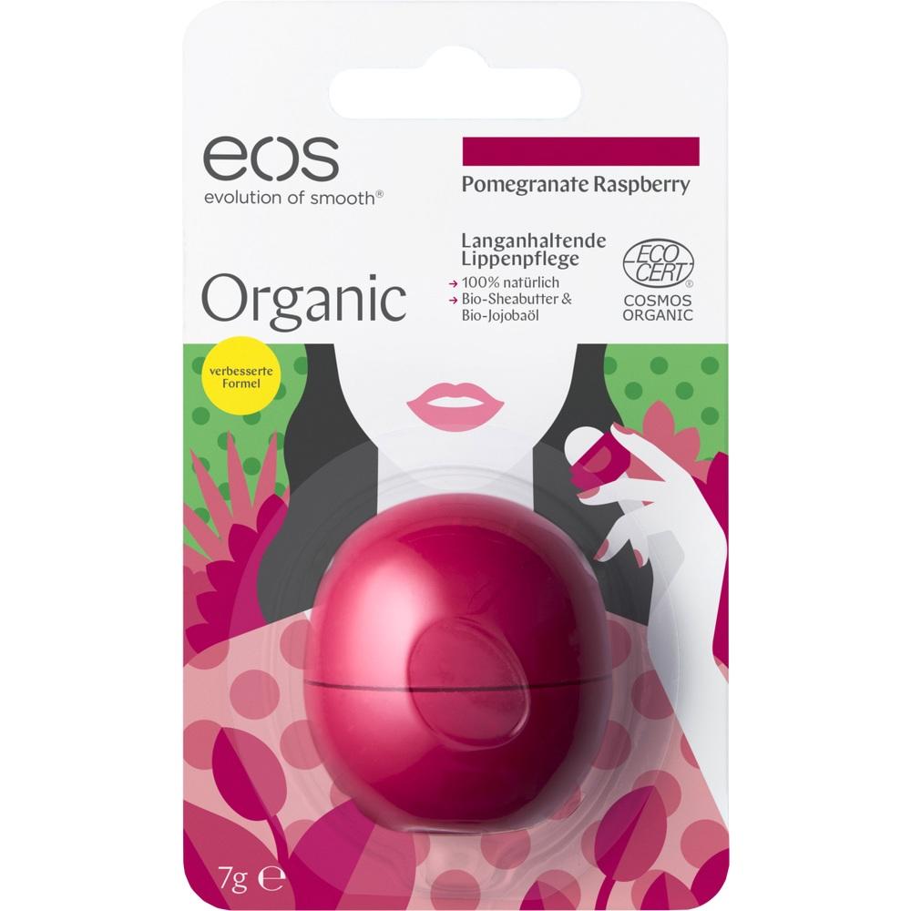 EOS Organic Lippenbalsam Granatapfel Himbeere Blister 1 St Balsam