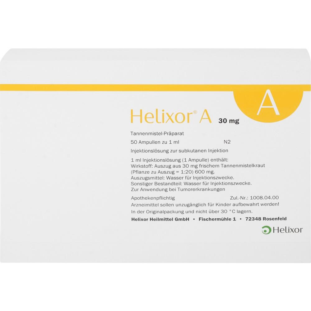 HELIXOR A Ampullen 30 mg 50 St Ampullen