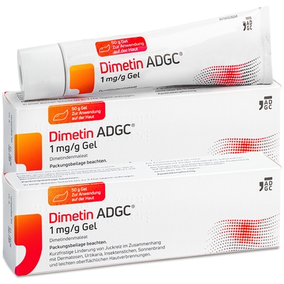 Dimetin ADGC 1mg/g Gel 50 g Gel