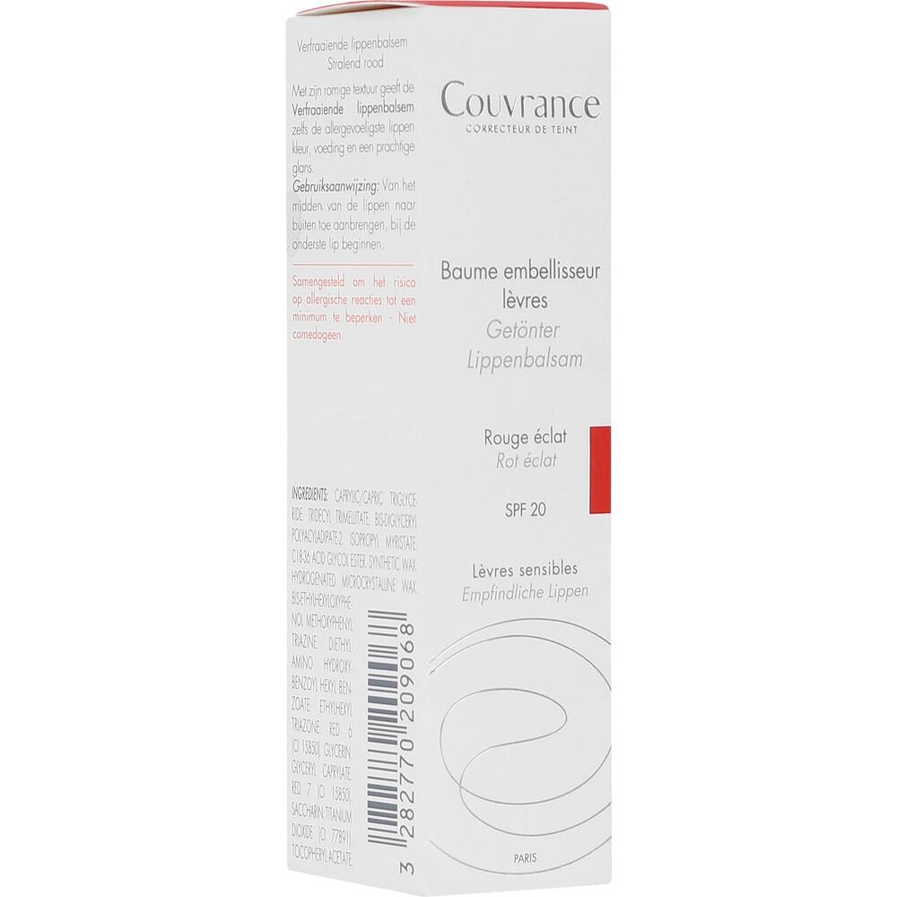 Avene Couvrance Getönter Lippenbalsam Rot Eclat 3 g Balsam
