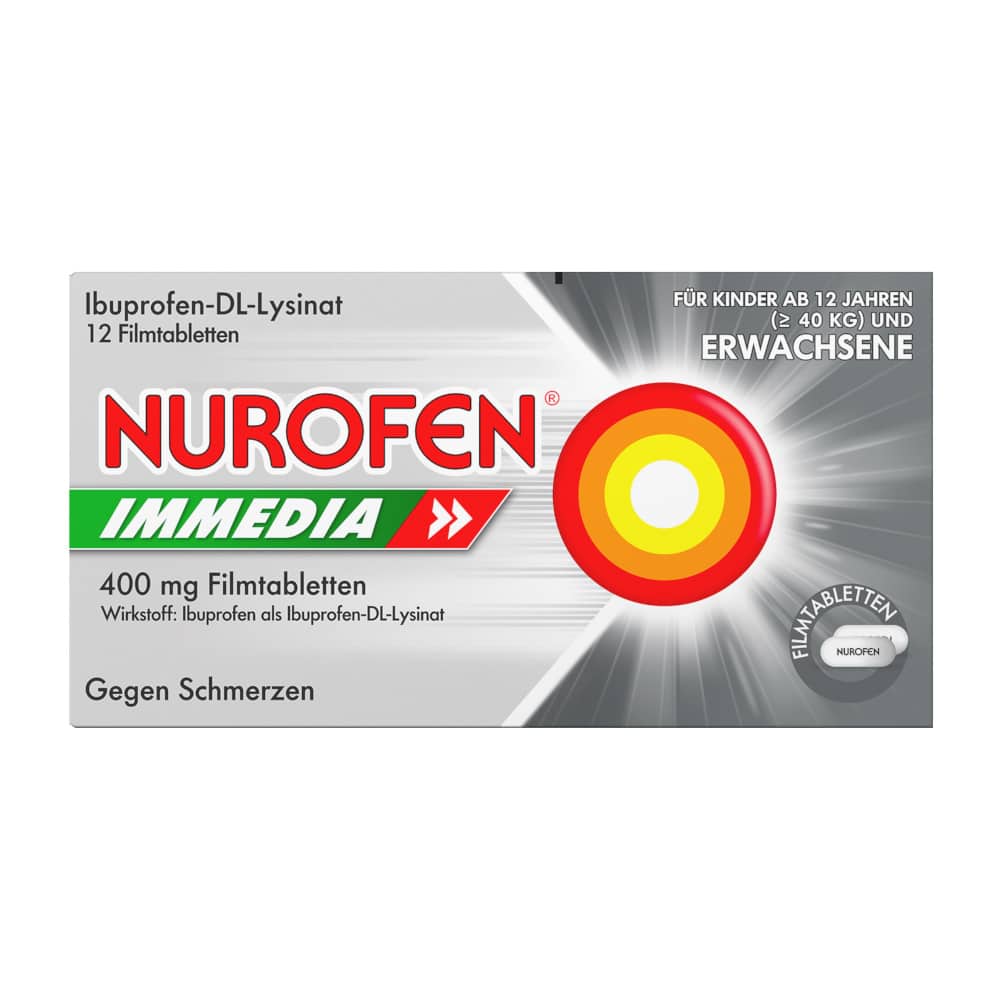NUROFEN IMMEDIA 400mg 12 St Filmtabletten