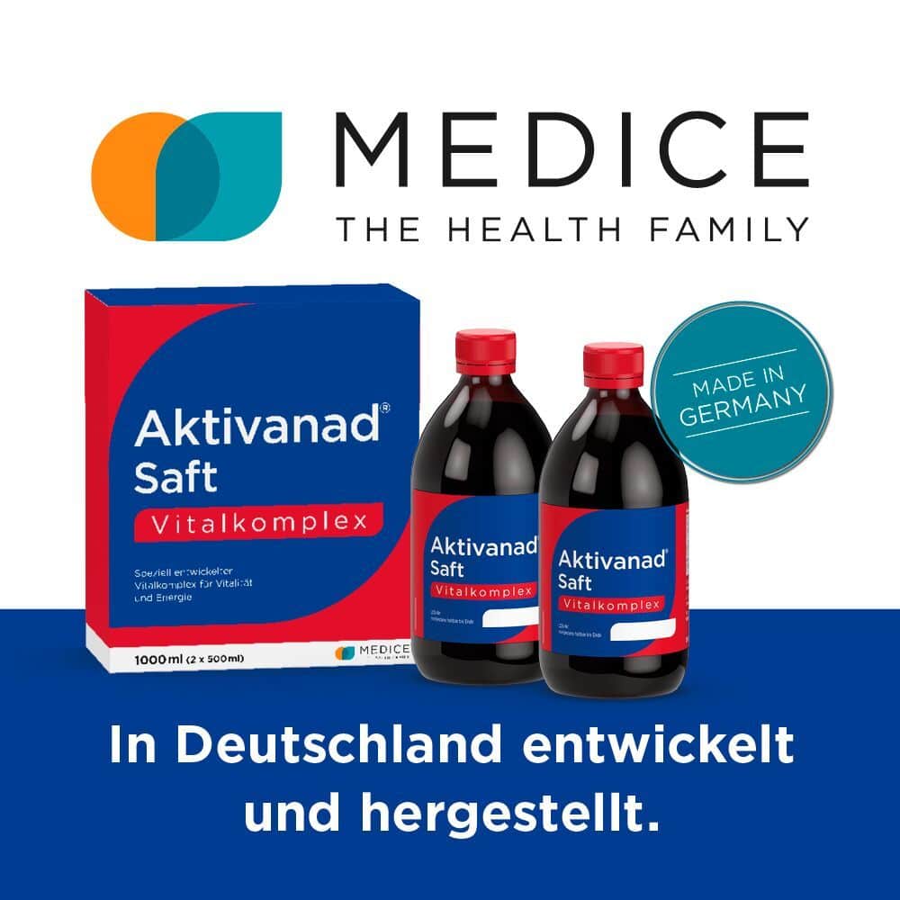 Aktivanad Saft 1000ml bei Erschöpfung wegen Vitamin-B Mangel 2X500 ml Saft