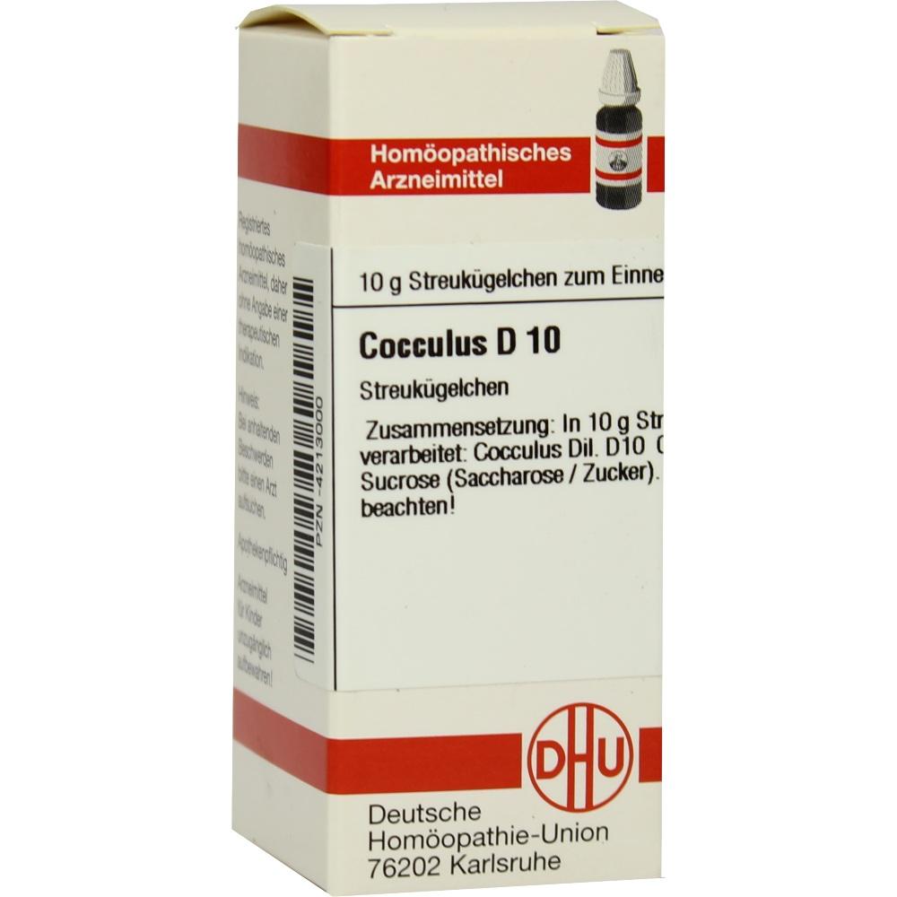 COCCULUS D 10 Globuli 10 g Globuli