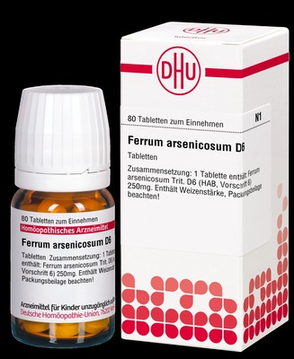 FERRUM ARSENICOSUM D 6 Tabletten 80 St Tabletten