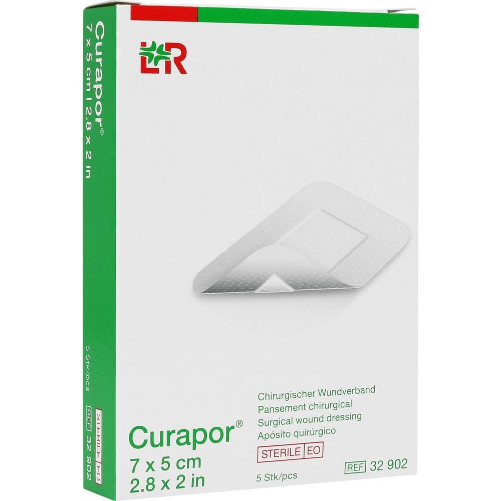 CURAPOR Wundverband steril chirurgisch 5x7 cm 5 St Pflaster