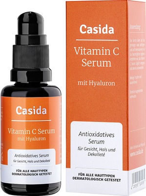 Casida VITAMIN C SERUM+Hyaluron 30 ml Flüssigkeit