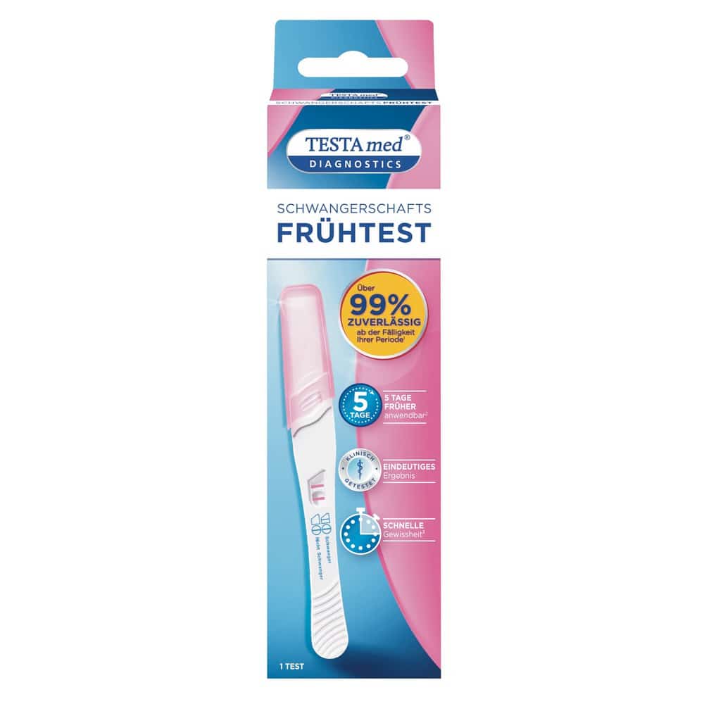 TESTAMED Schwangerschaftstest 1er 1 Packung Test