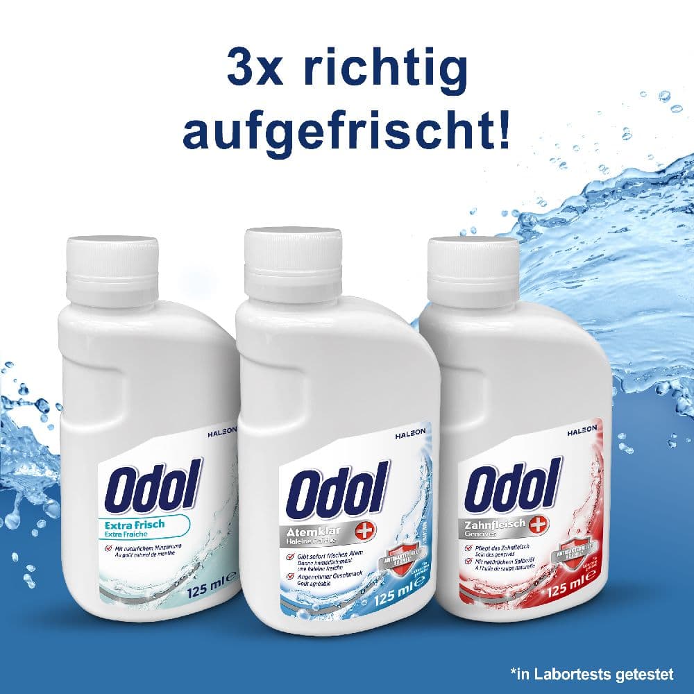 Odol Mundwasser Zahnfleisch + 125 ml Mundwasser