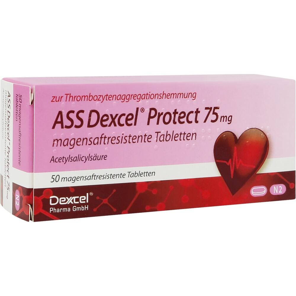 ASS Dexcel Protect 75mg 50 St Tabletten magensaftresistent