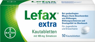Lefax extra 50 St Kautabletten
