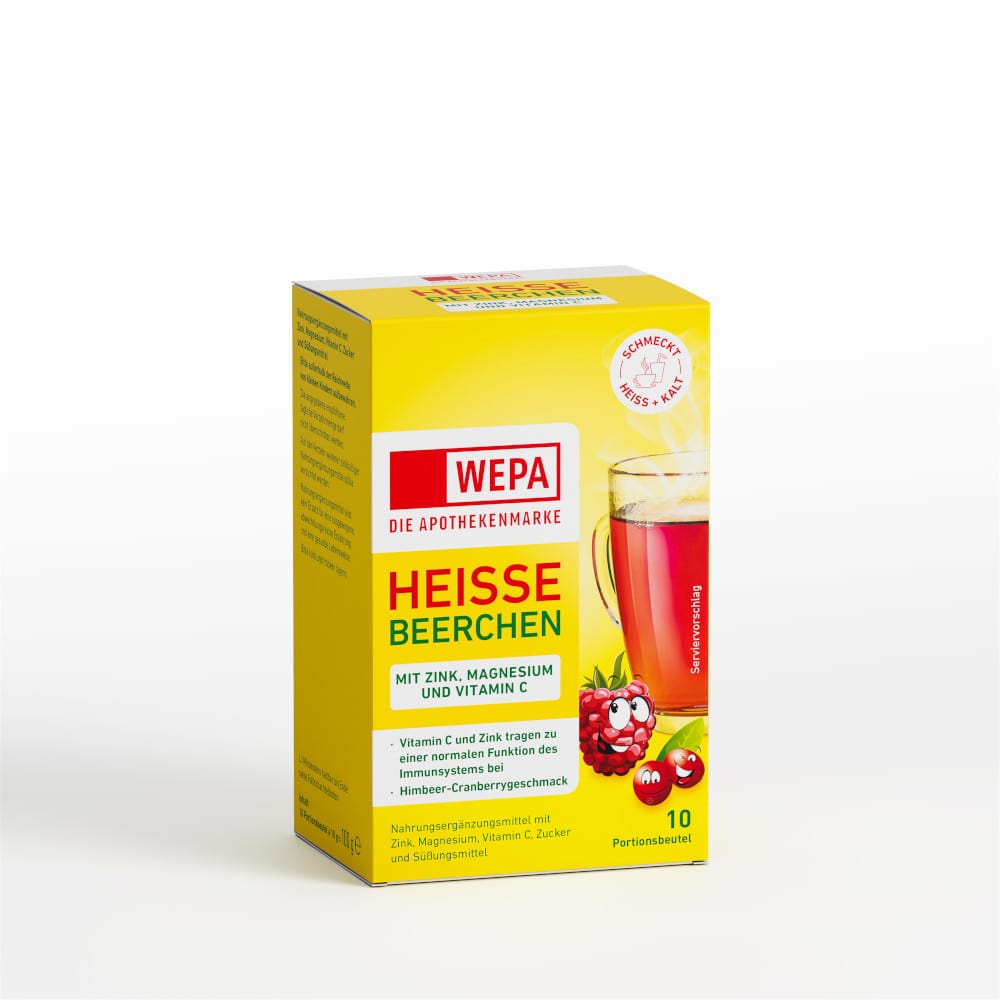 WEPA HEISSE BEERCHEN 10X10 g Pulver
