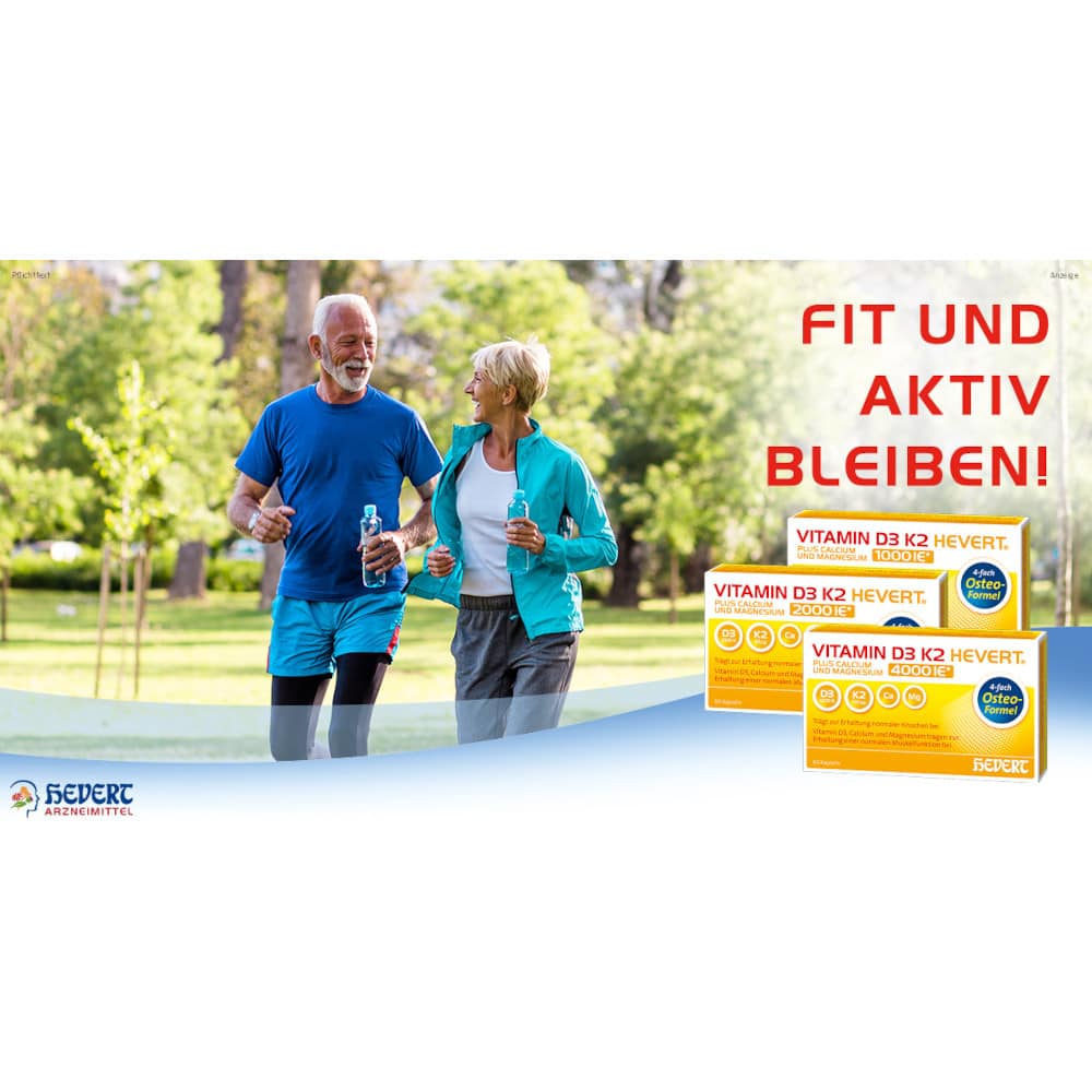 VITAMIN D3 K2 HEVERT 4000 I.E. 60 St Kapseln