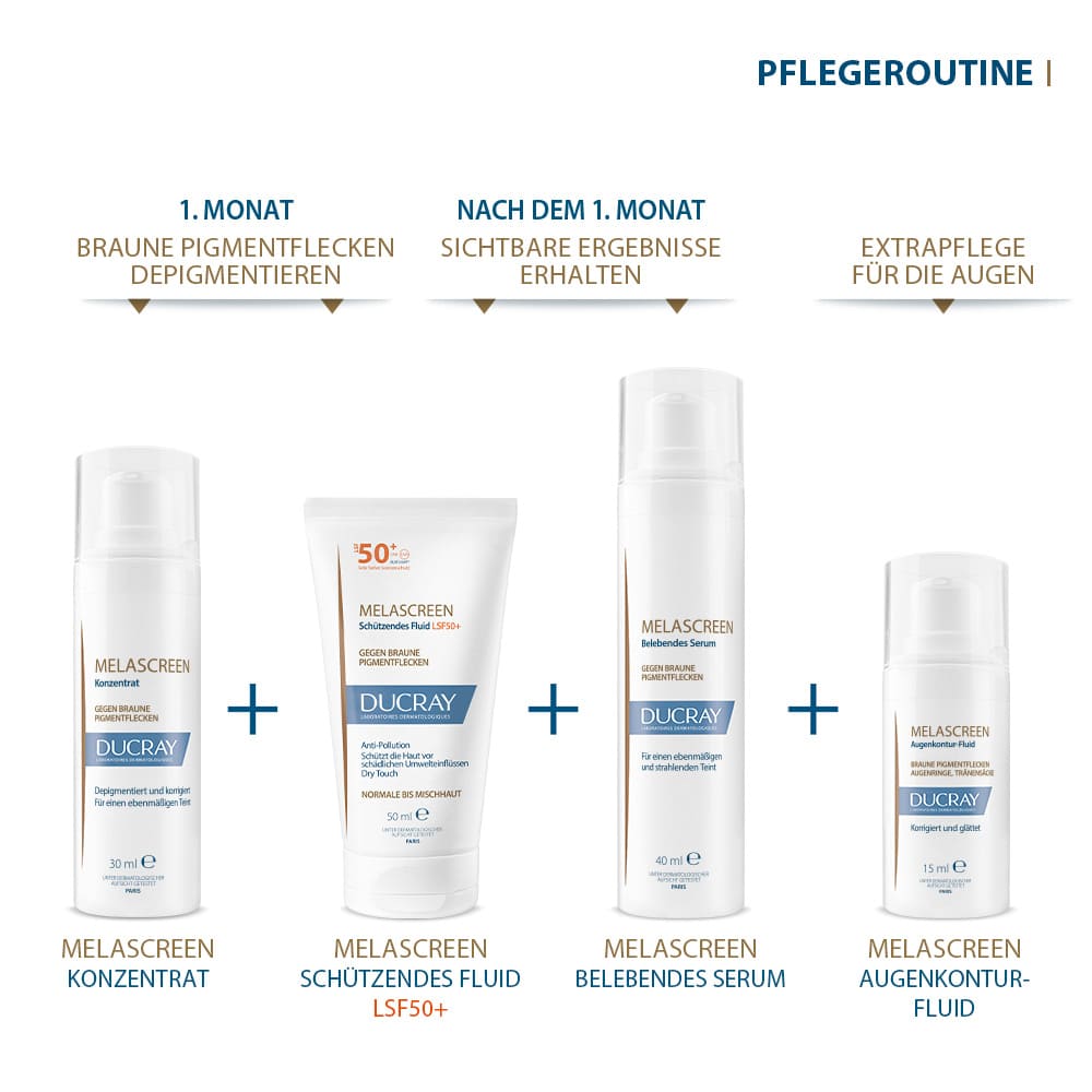DUCRAY MELASCREEN Schützendes Fluid LSF50+ 50 ml Creme
