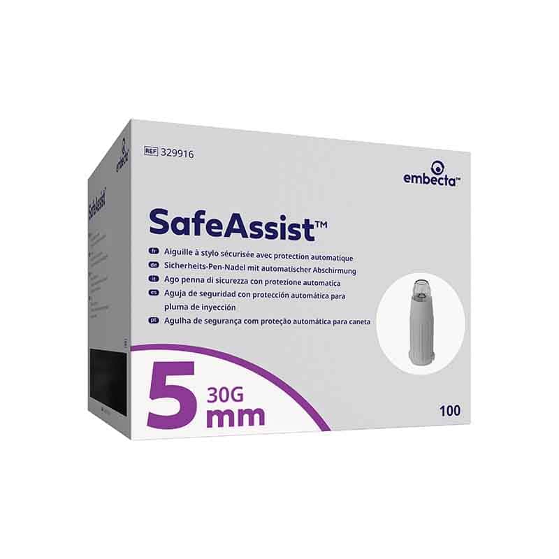 Safe Assist Pen-Nadeln 0,30x5 mm 30 G 100 St Kanüle