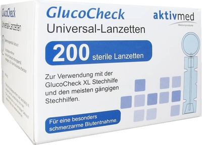 GLUCO CHECK Lanzetten Universal 200 St Lanzetten
