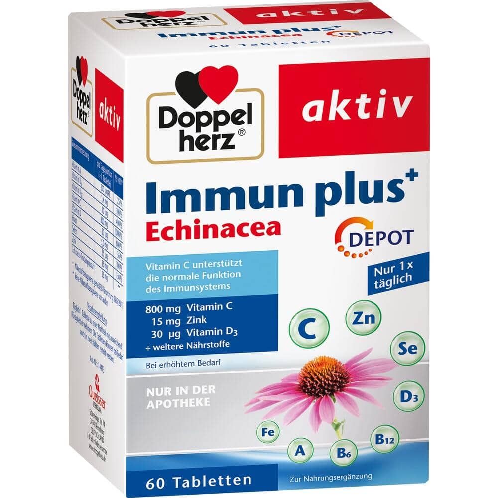 Doppelherz aktiv Immun plus+ Echinacea 60 St Tabletten